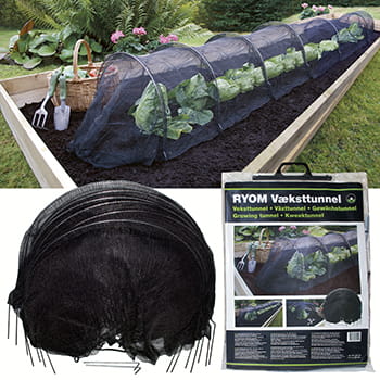 Folientunnel Ryom schwarzes Netz - 40 x 50 x 310 cm