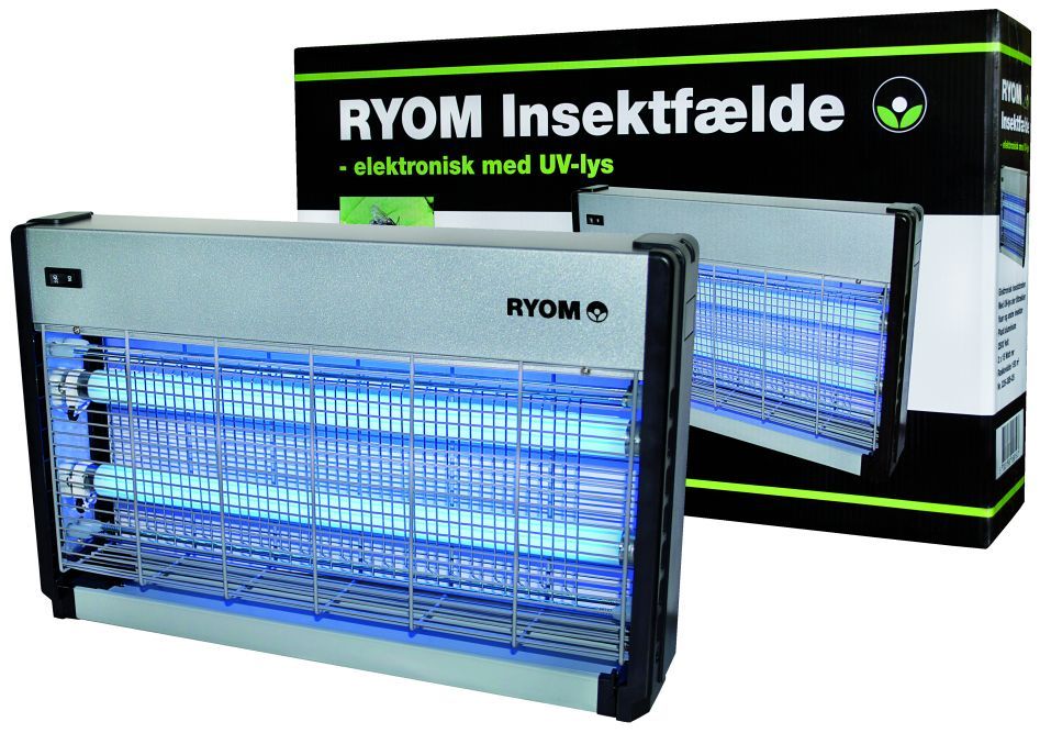 Insektenfalle Ryom 150 m2 - Kunststoff/Aluminium, 2 x 15W