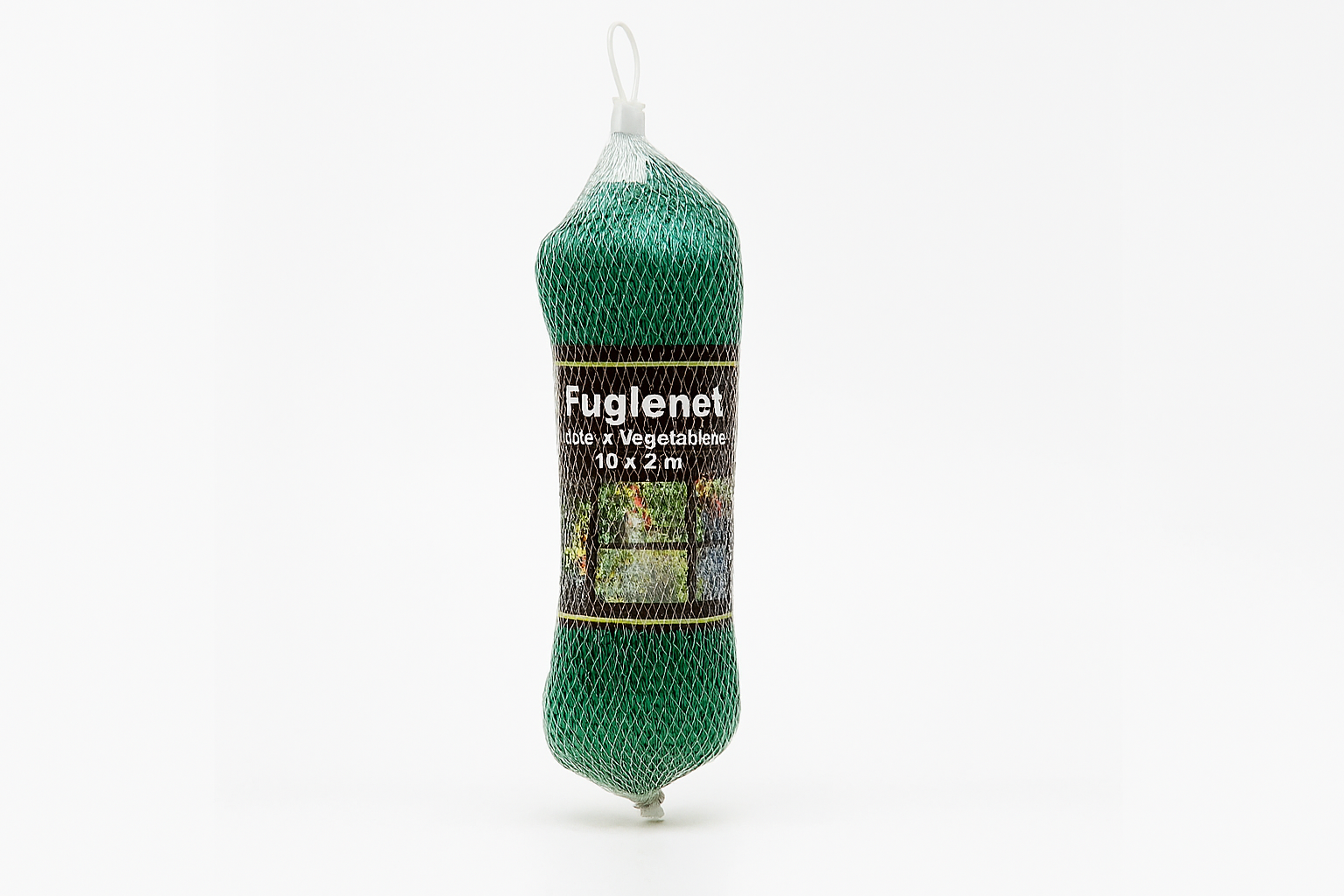 Vogelschutznetz Ryom 10 x 2 m - Grüner Kunststoff 10 x 15 mm